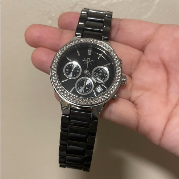 DKNY Black Ceramic Watch - Picture 2 of 5